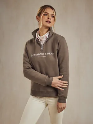 Kingswear Unisex Quarter Zip - Otter