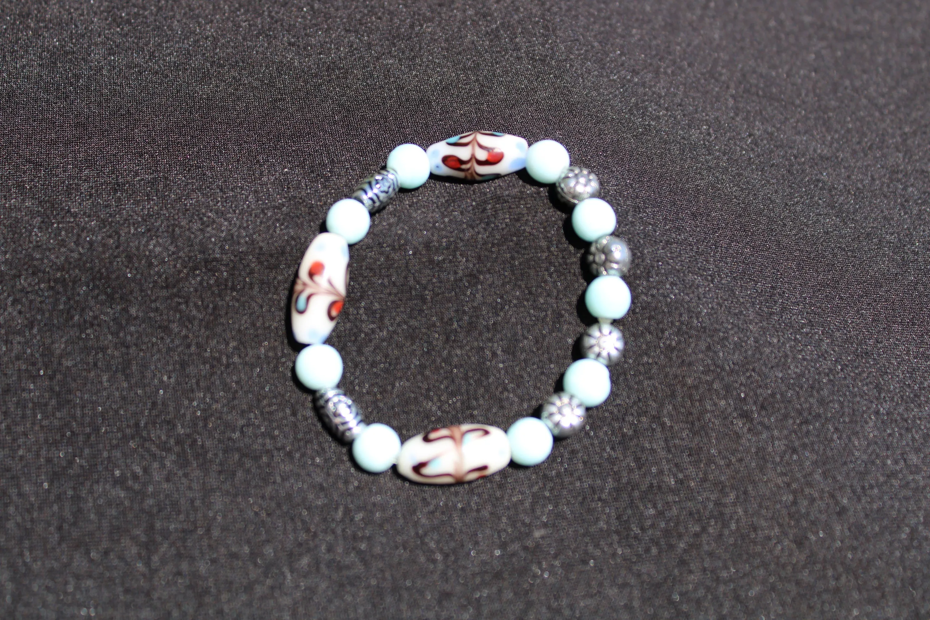 Light Blue Boho Chic Bracelets