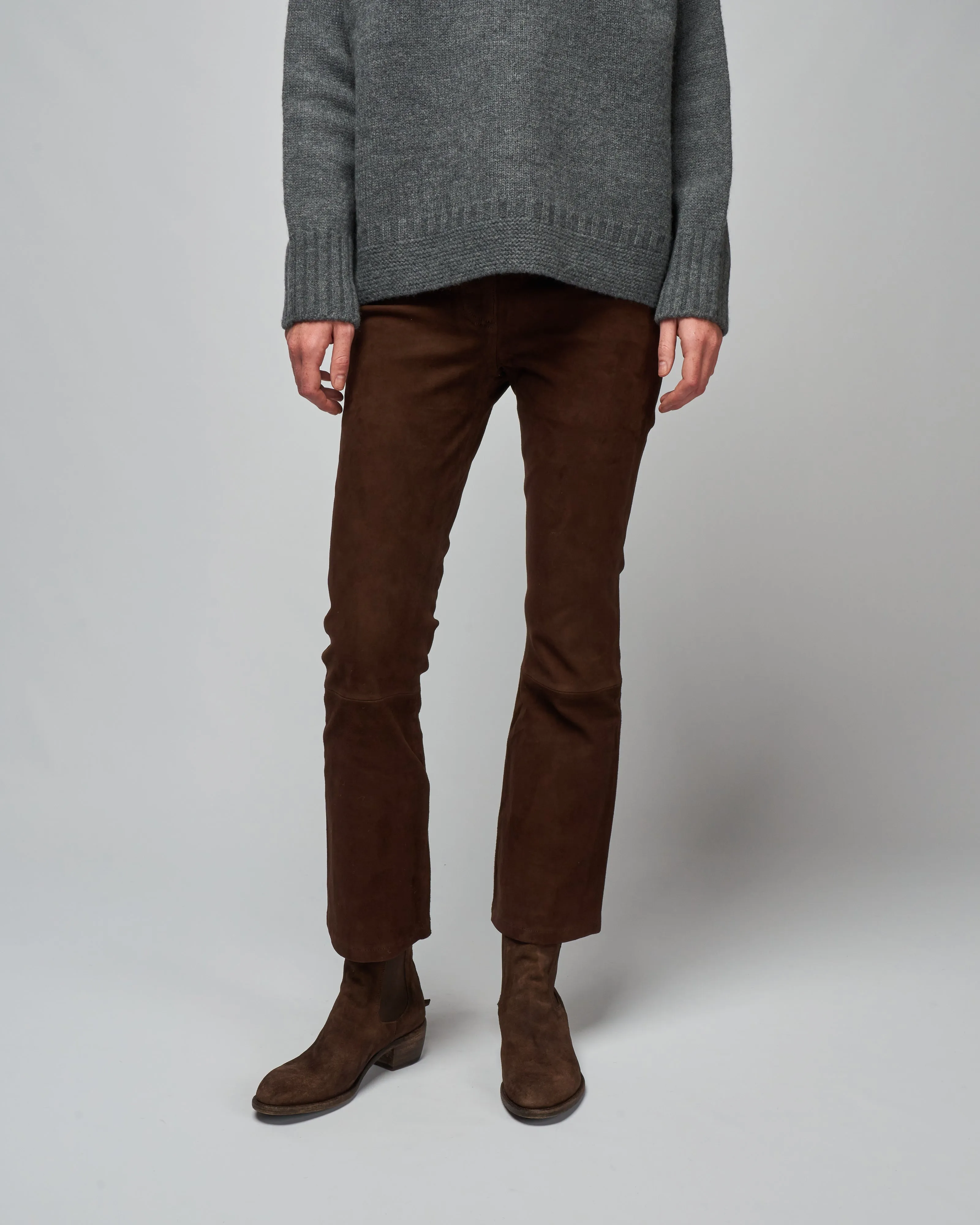 lively stretch suede pant - morro