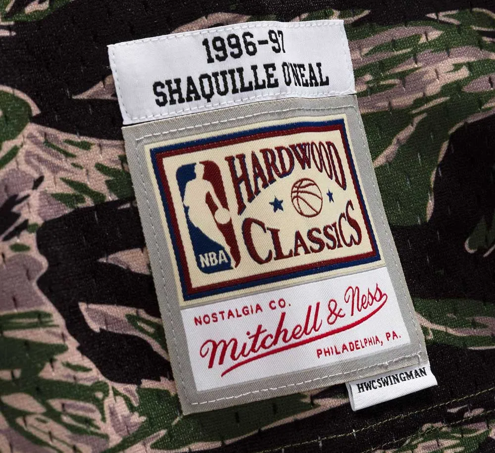LOS ANGELES LAKERS TIGER CAMO SWINGMAN JERSEY-SHAQUILLE O'NEAL