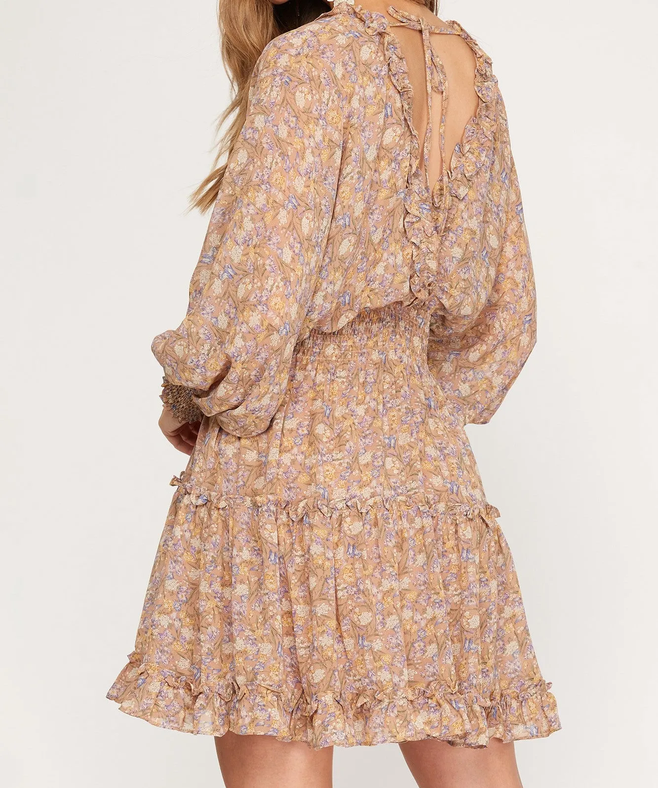 LUCIA DRESS - BEIGE