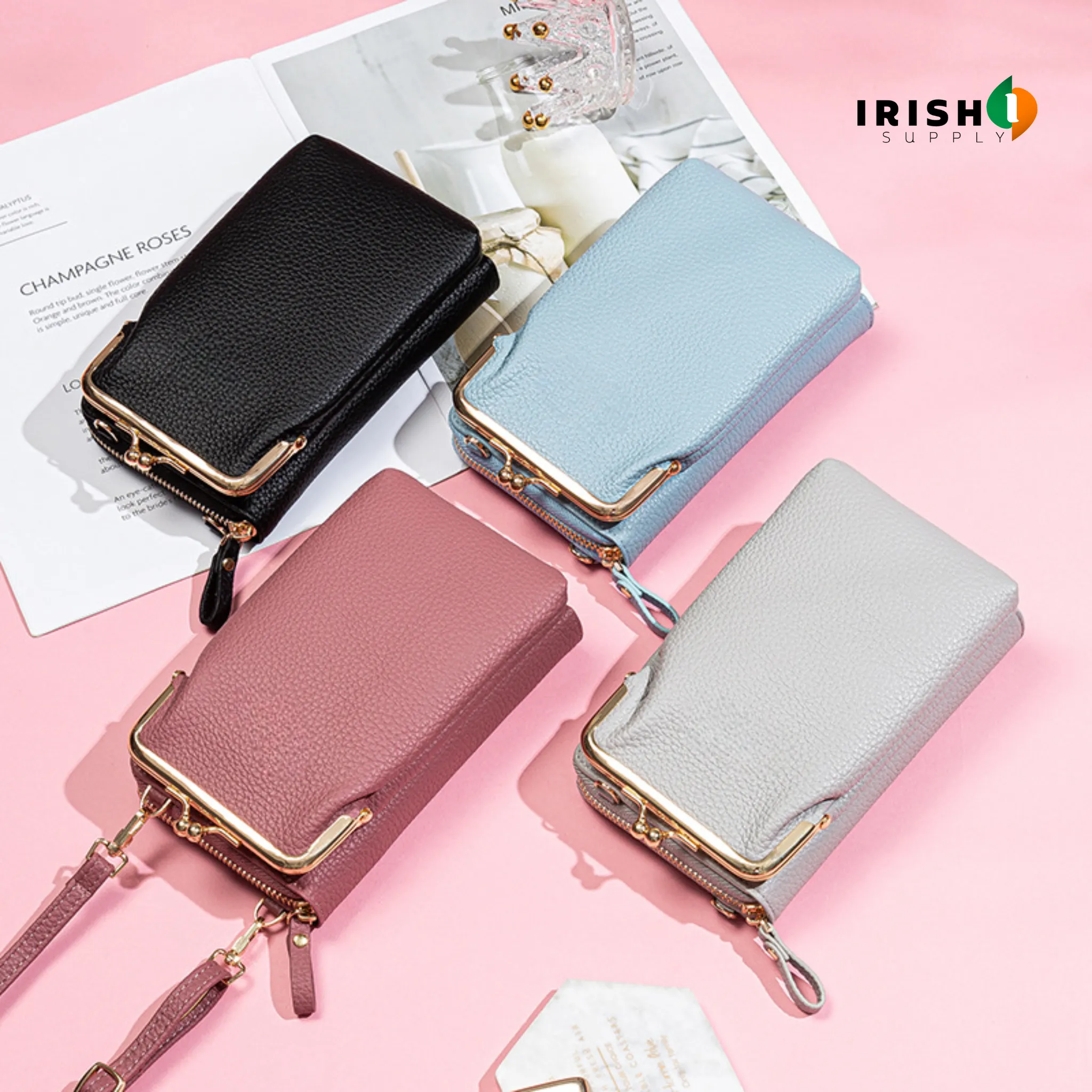 LUXYNE Chic Solid Shoulder Bag