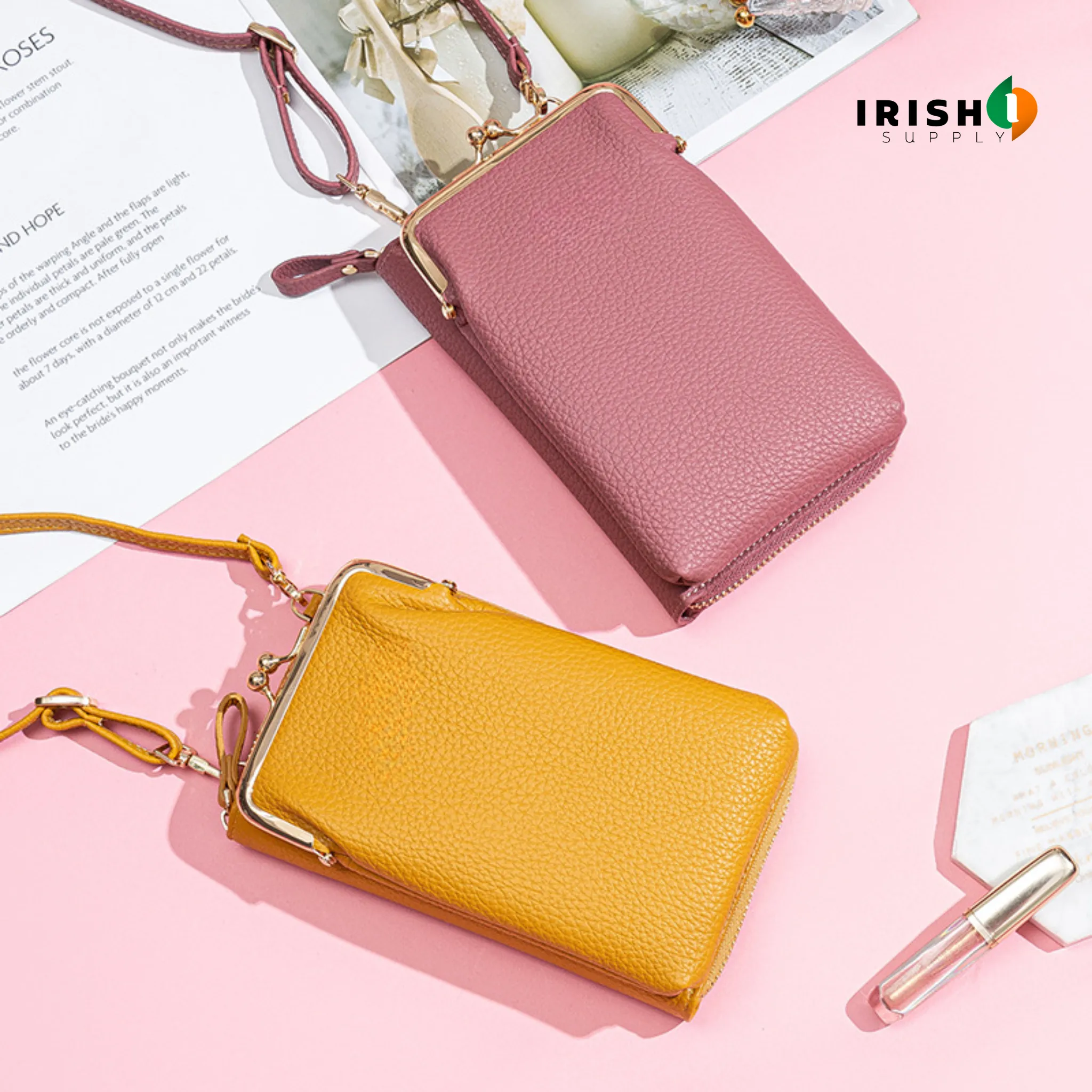 LUXYNE Chic Solid Shoulder Bag