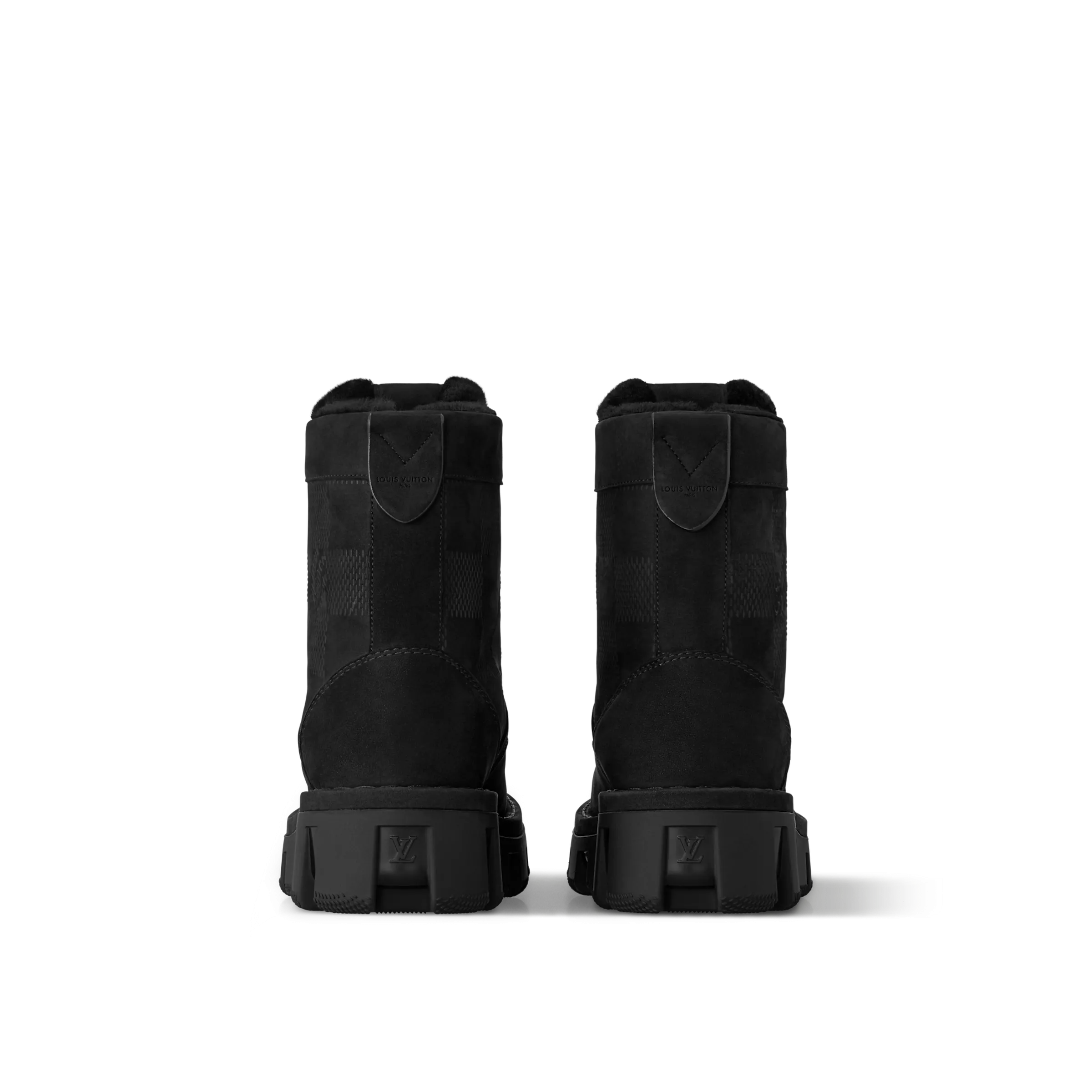 LV Checker Ranger Boots
