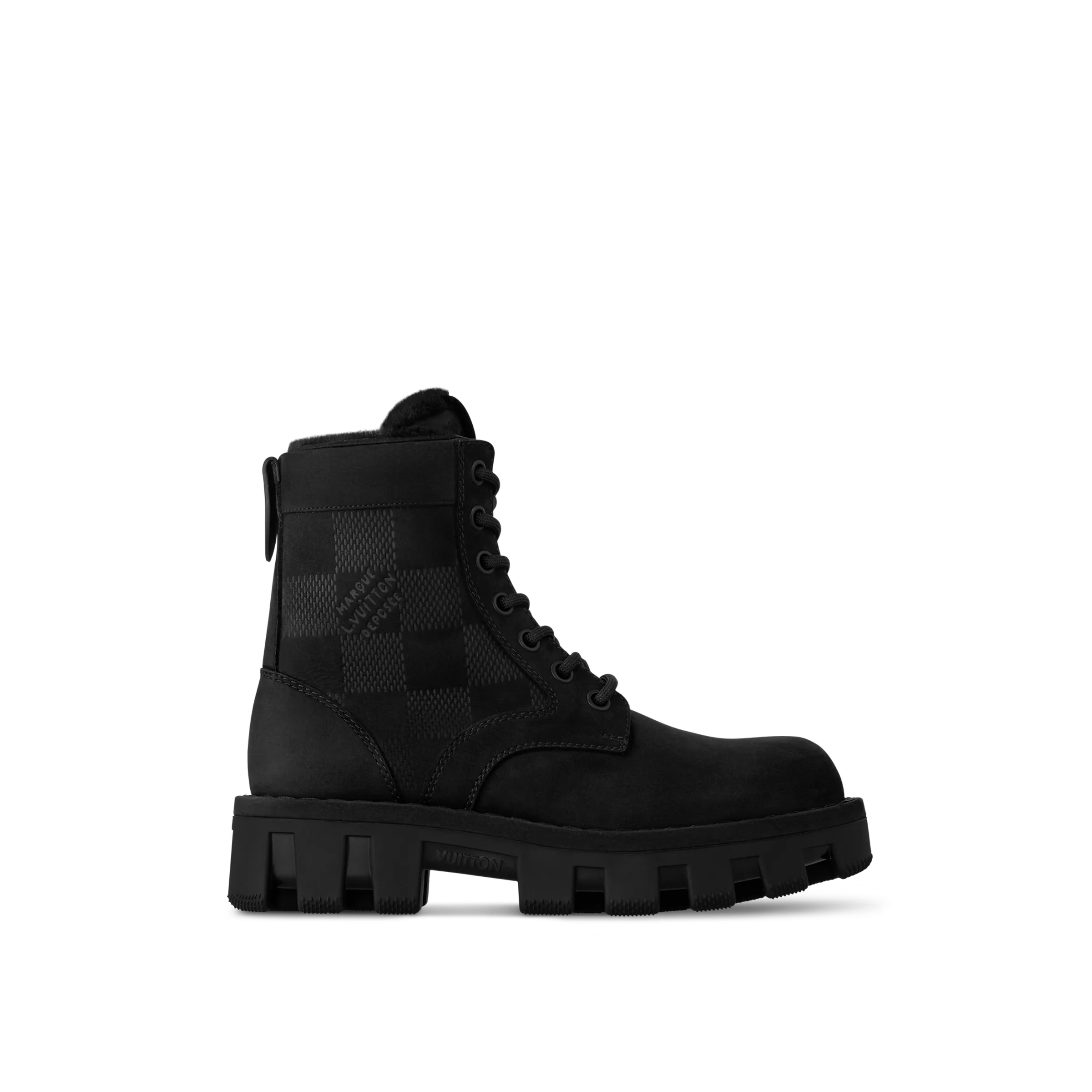 LV Checker Ranger Boots