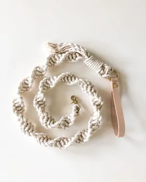 Macrame Dog Leash 4'