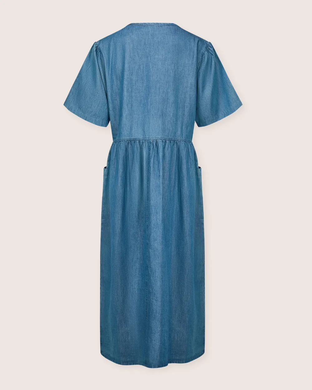 Magda Washed Denim Blue Dress