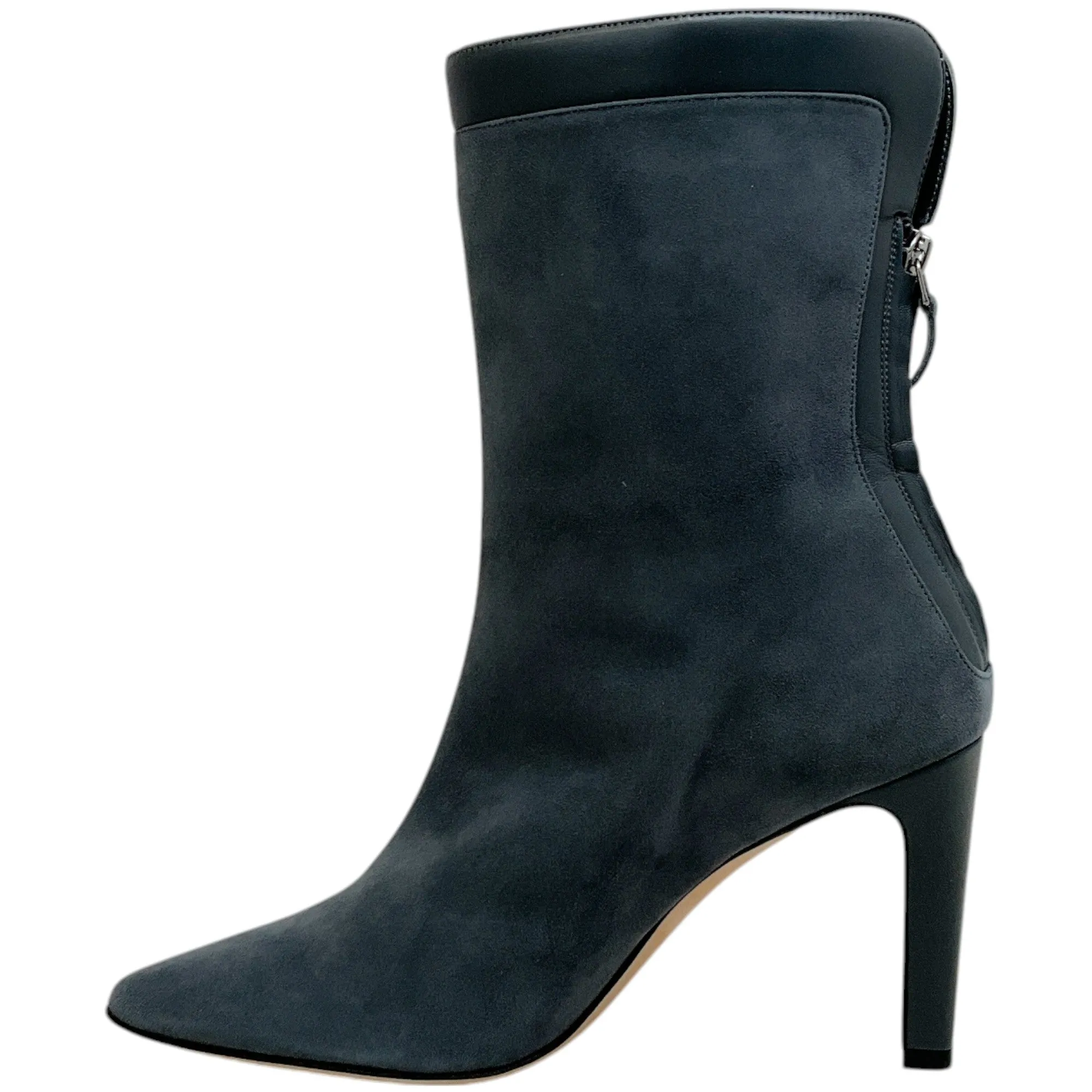 Manolo Blahnik Grey Suede / Leather Zufapla Boots