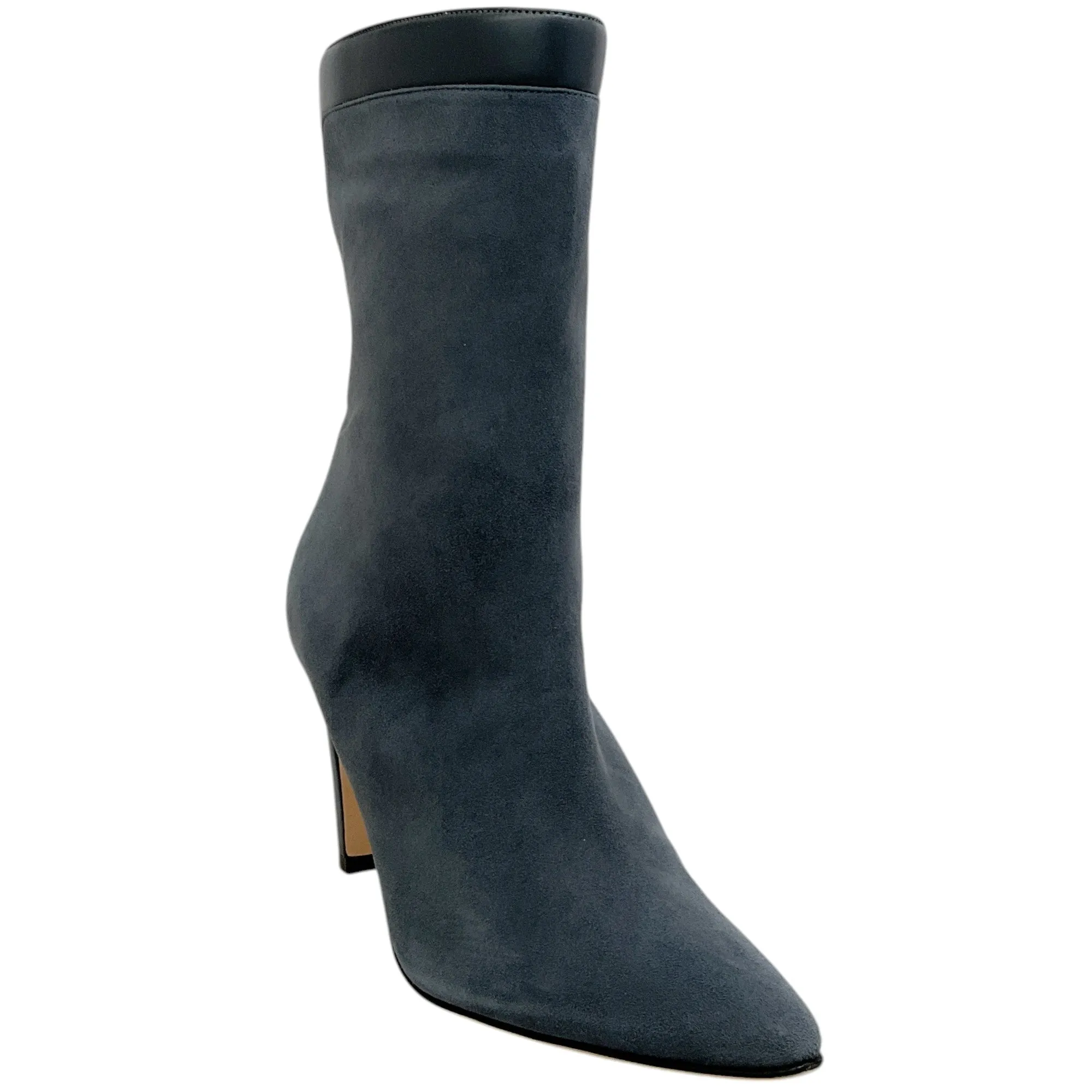 Manolo Blahnik Grey Suede / Leather Zufapla Boots