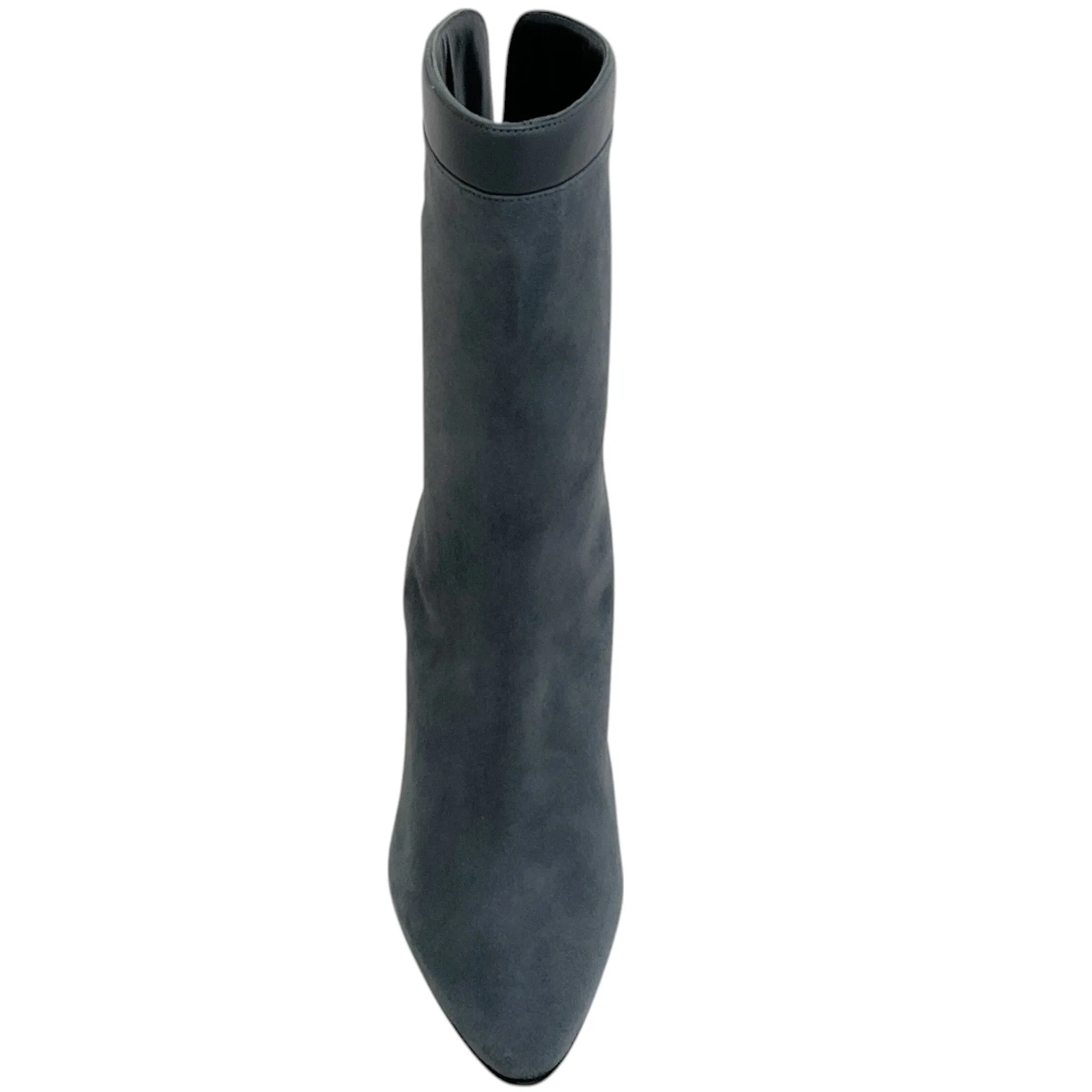Manolo Blahnik Grey Suede / Leather Zufapla Boots