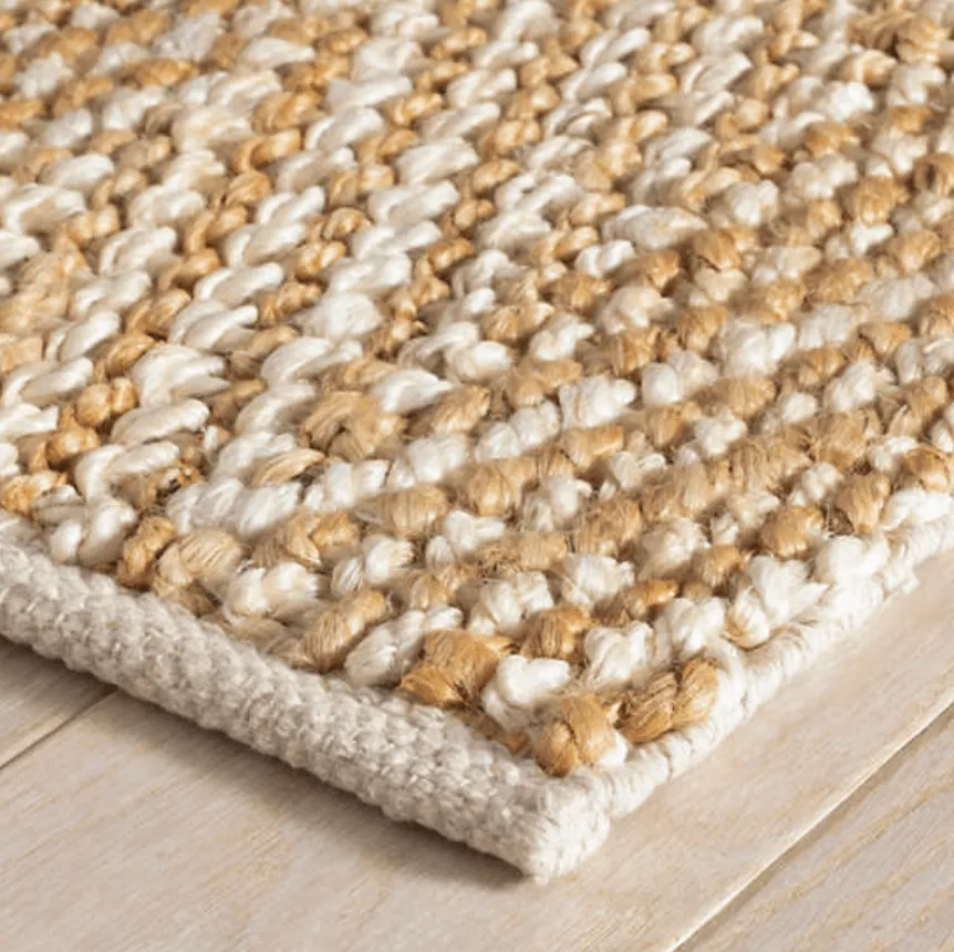 Meghan Ivory Woven Jute Rug