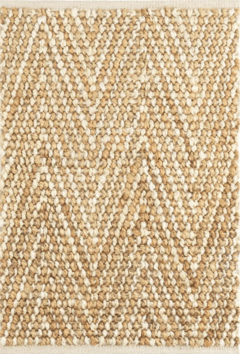Meghan Ivory Woven Jute Rug