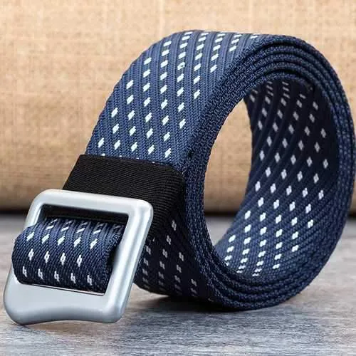 Mens Nylon Alloy Buckle Military Tactical Durable Belt