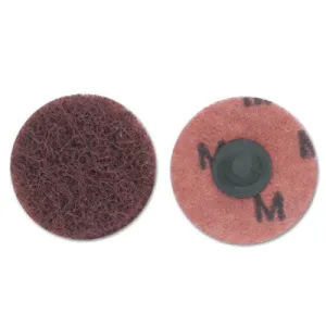 Merit Abrasives PowerLock High Strength Buffing Discs, Type III, 3", Medium, 08834164065