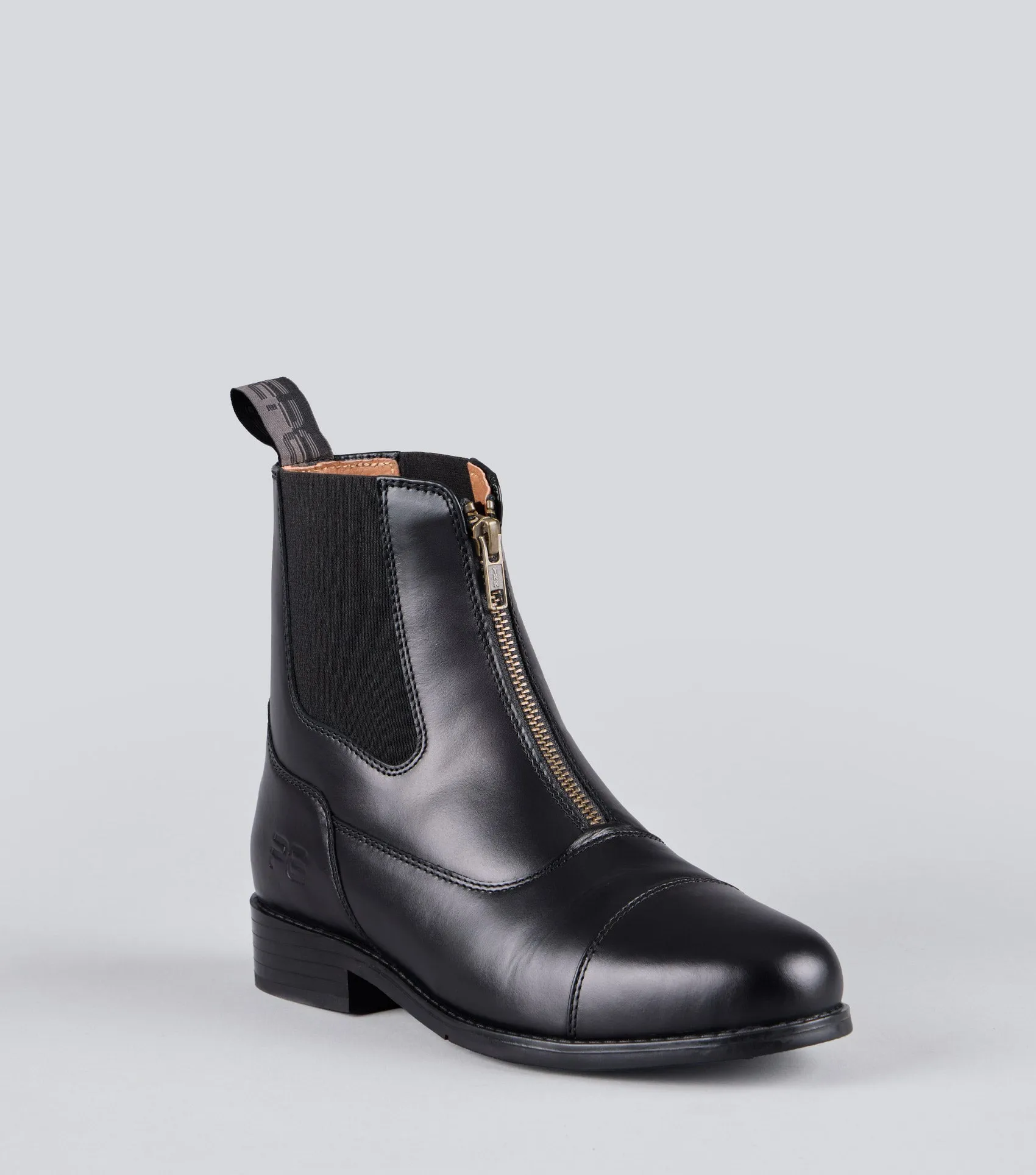 Mimas Leather Paddock Boots Black