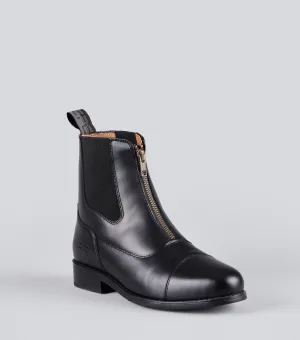 Mimas Leather Paddock Boots Black