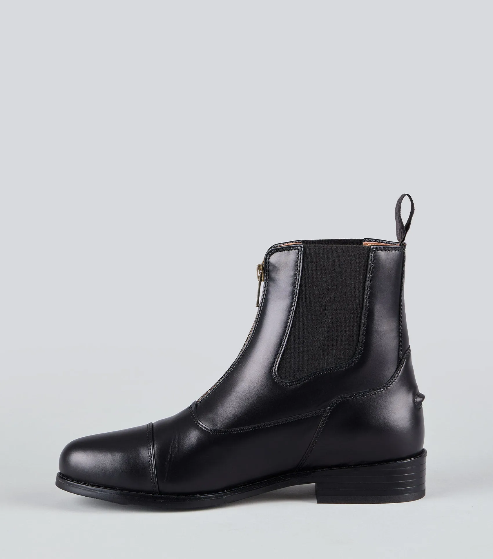 Mimas Leather Paddock Boots Black