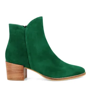 MOCKAS - DARK EMERALD SUEDE