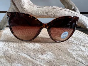 New Designer Rep. Sunglasses, 400 UV Protection! Stylish Gradient Lenses! Cat Eye Brown 9295RS