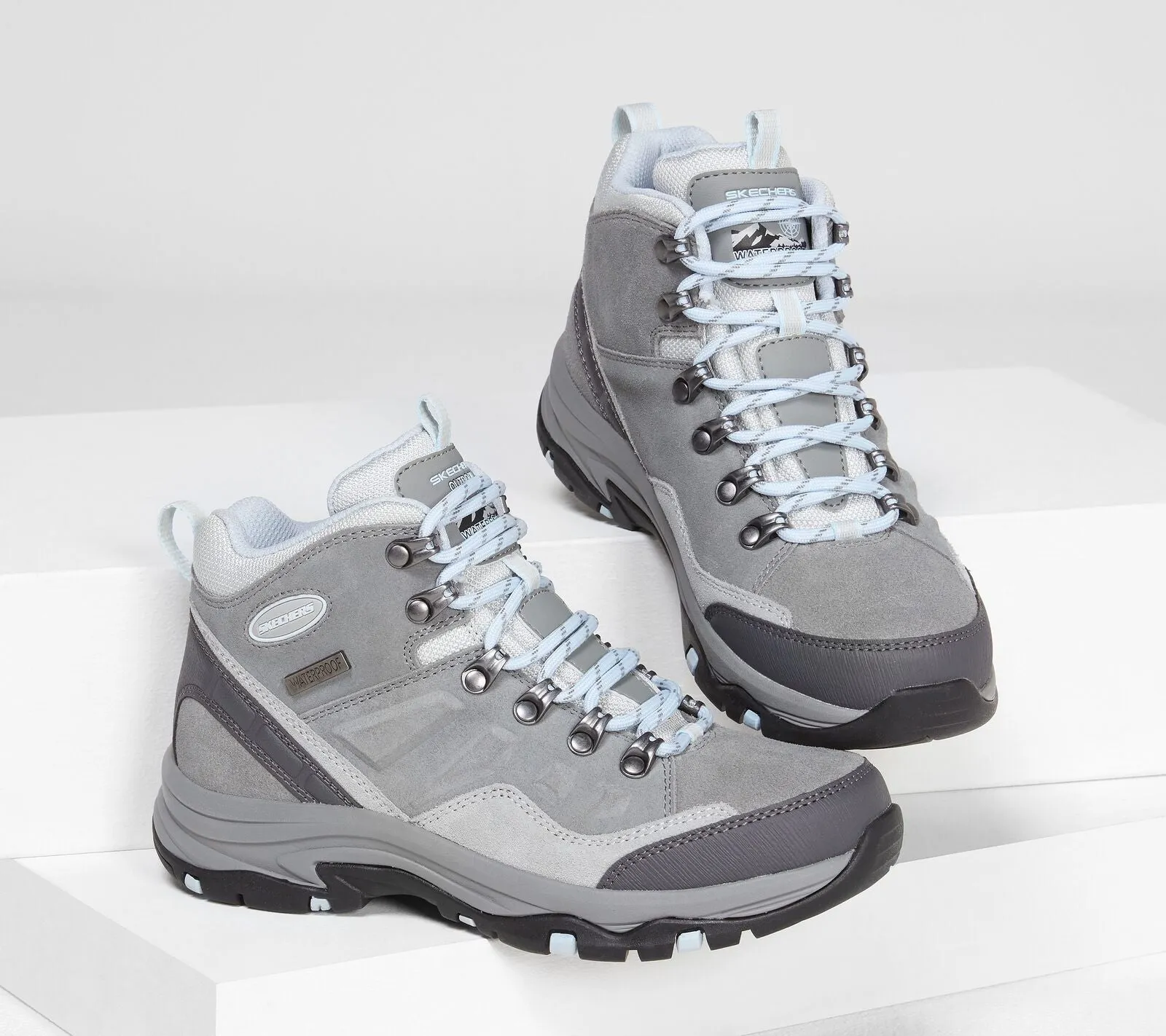 New in box! WOMEN'S Skechers Relaxed Fit: Trego - Rocky Mountain in Grey! Sz 11! Retails $135 