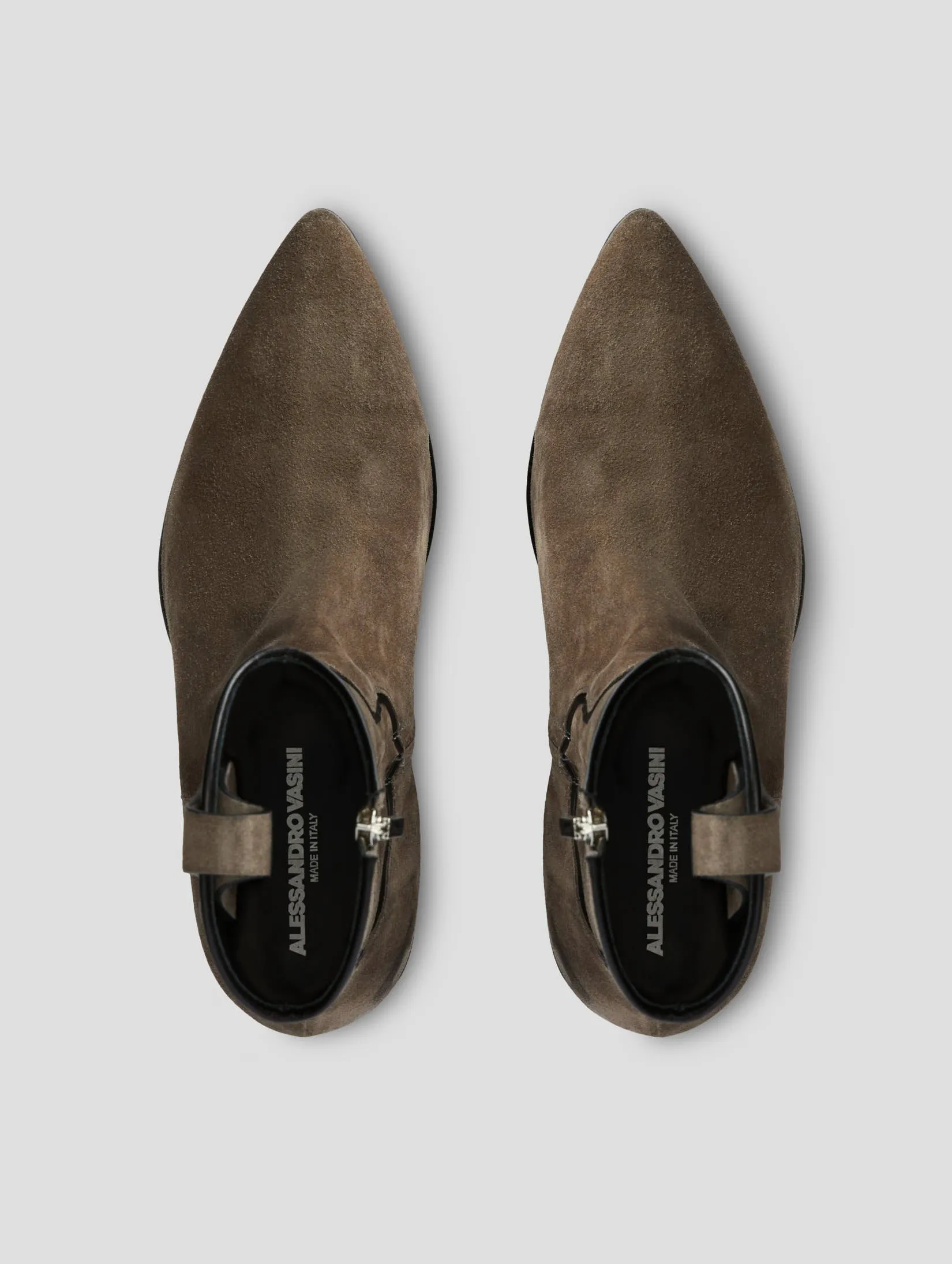 NICO 60MM ARIZONA BOOT IN SMOKE SUEDE