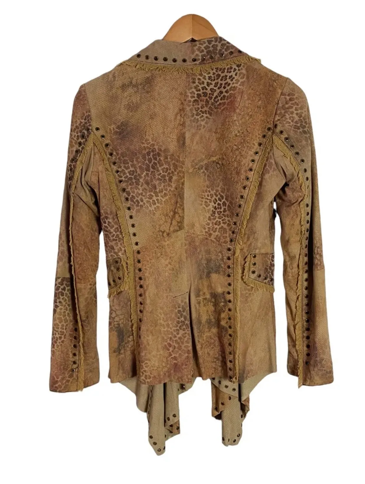 Old Gringo Leopardito Lamb Suede Jacket