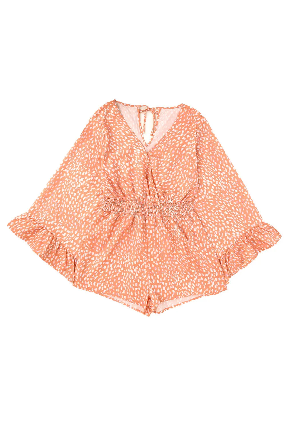 Orange Spotted Romper