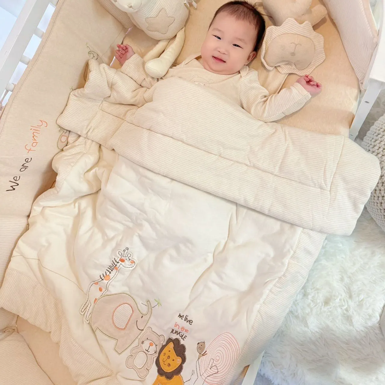 Organic Baby Quilt & Pillow Set