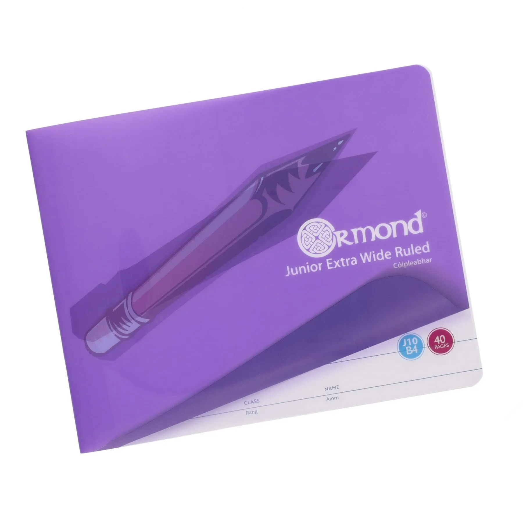Ormond 40 Page J10 B4 Durable Cover Junior Copy Book