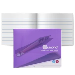 Ormond 40 Page J10 B4 Durable Cover Junior Copy Book