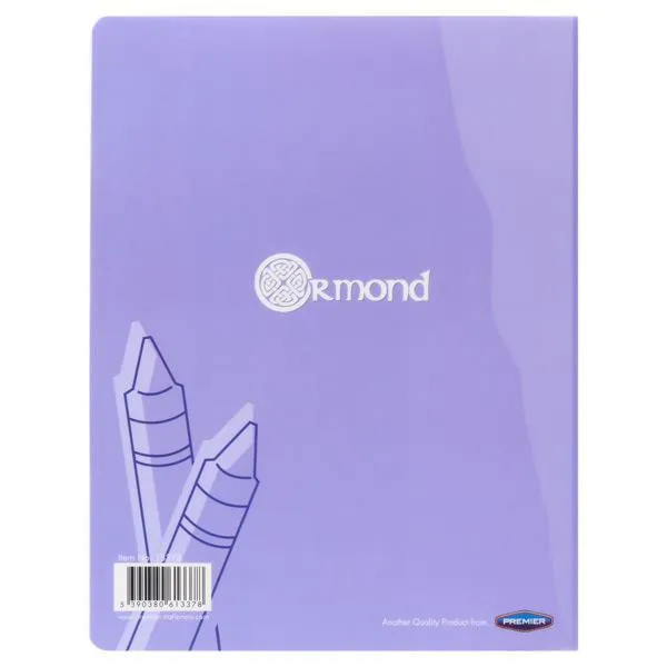 Ormond 40 Page No.15a Durable Cover Project Book
