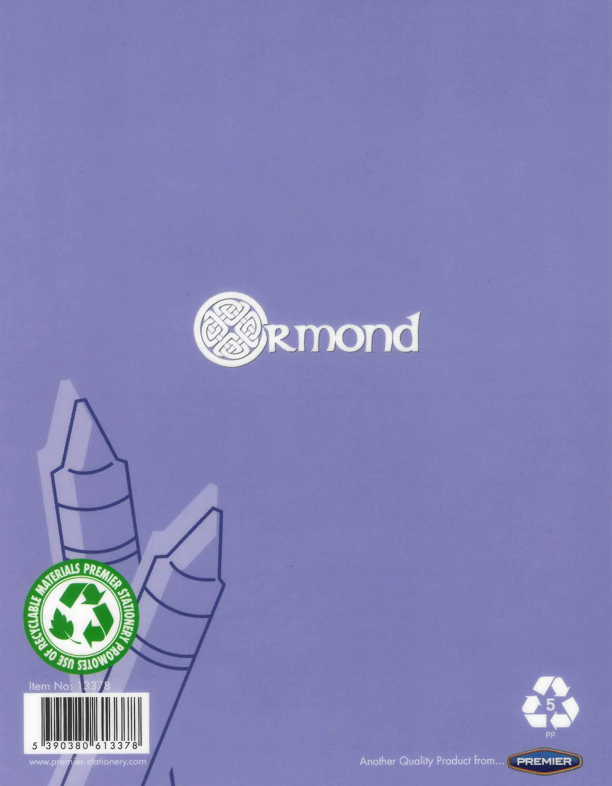 Ormond 40 Page No.15a Durable Cover Project Book