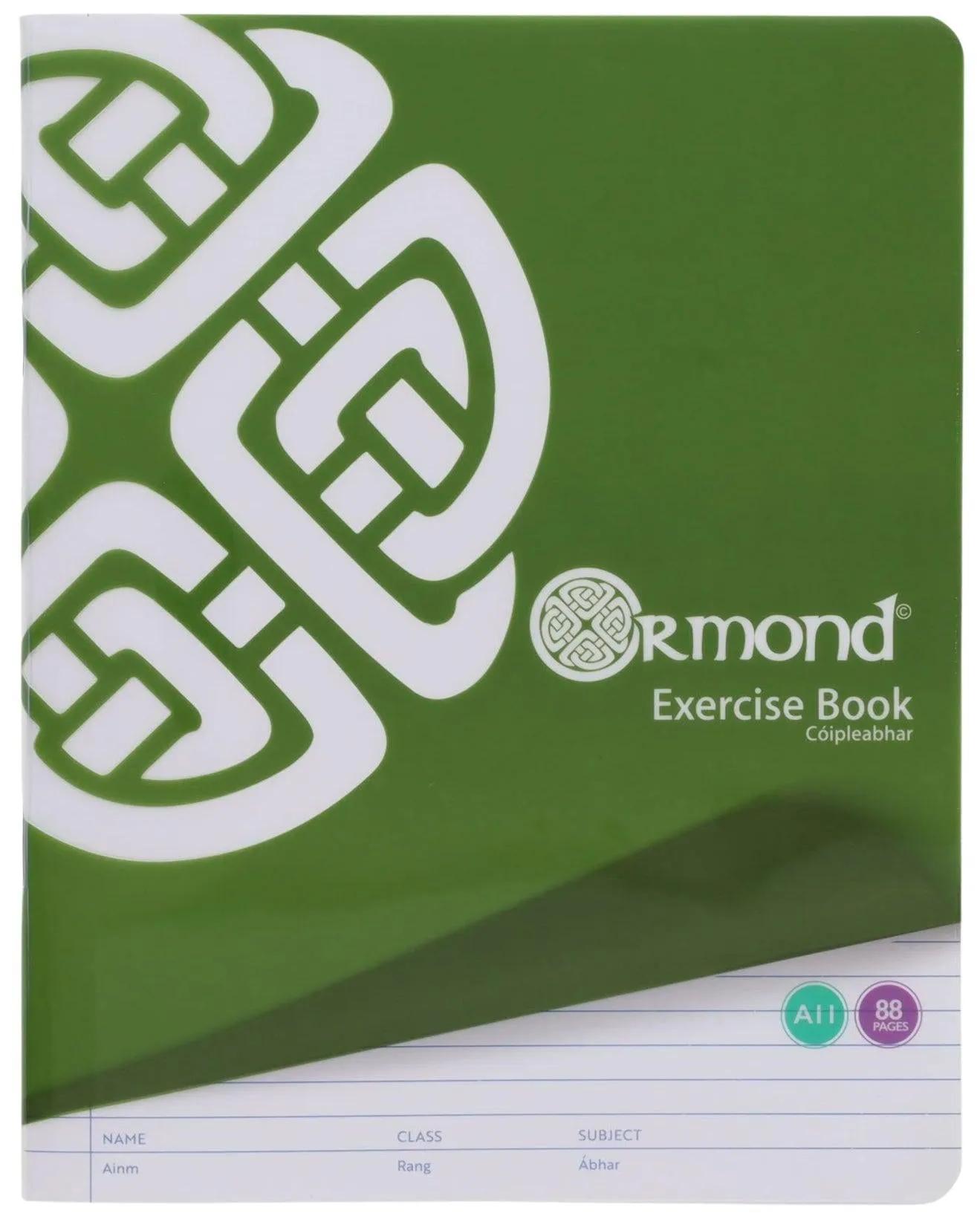 Ormond Pack of 5 x A11 - 88 Page Durable Cover Copy Book - Bright