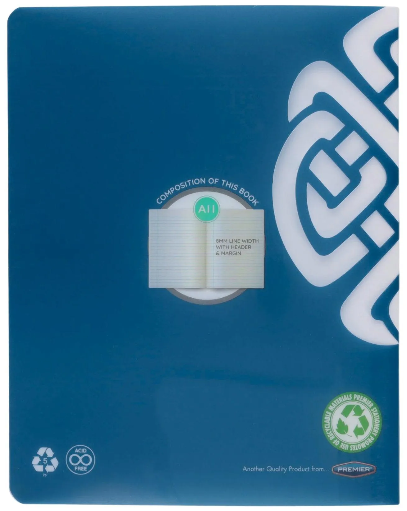 Ormond Pack of 5 x A11 - 88 Page Durable Cover Copy Book - Bright