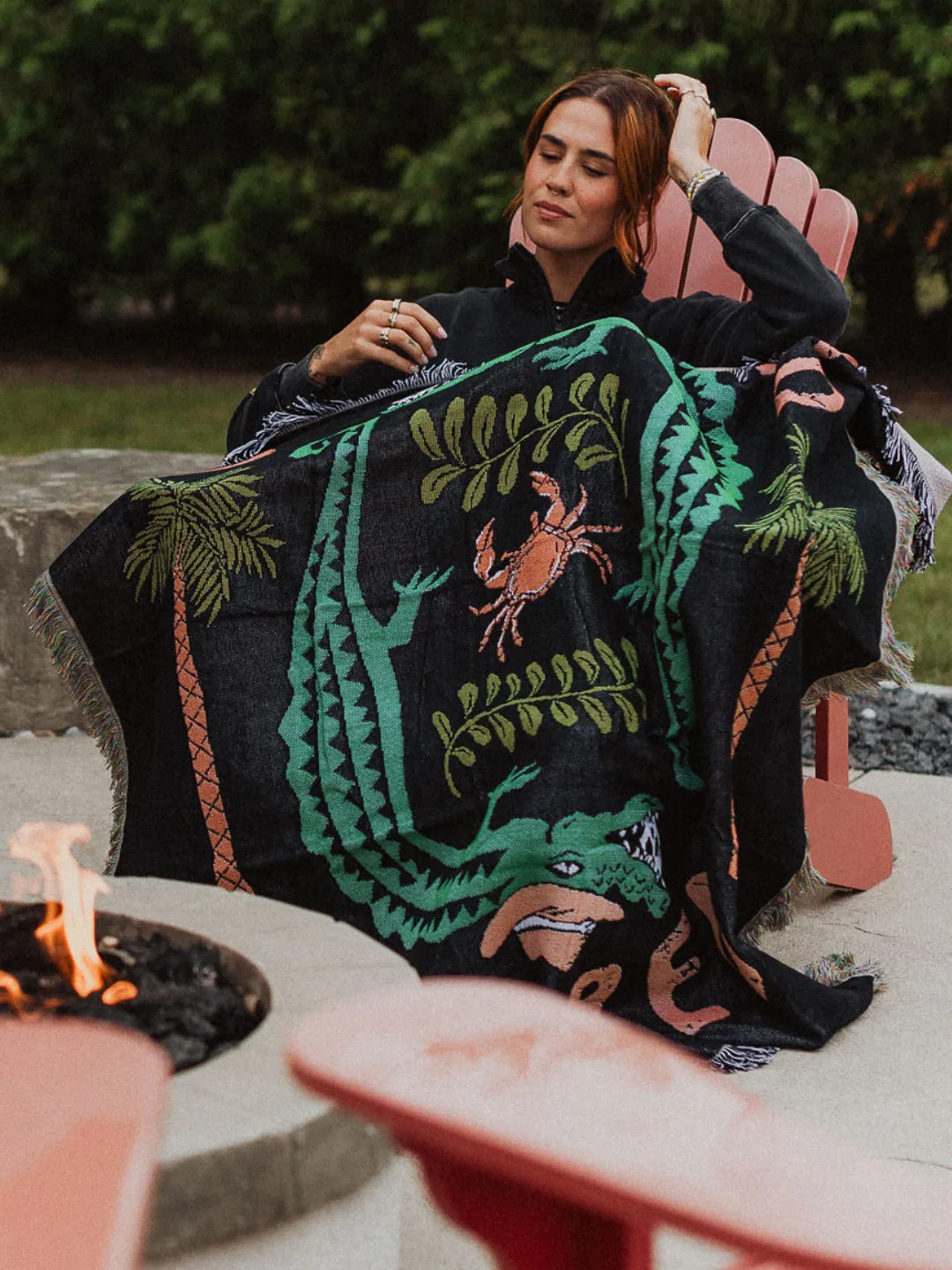 Overwhelmed Woven Blanket