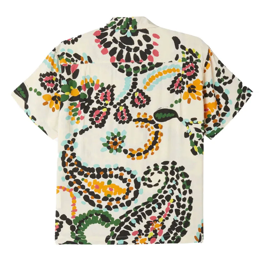 Paisley dots woven