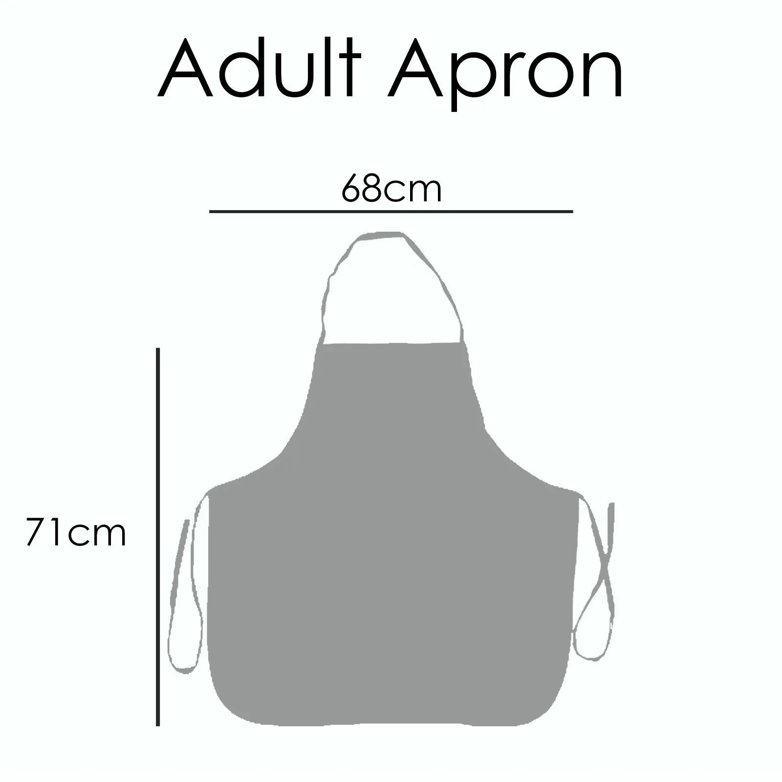 Personalised Apron with Stylish Text and Pink Flowers Floral Print
