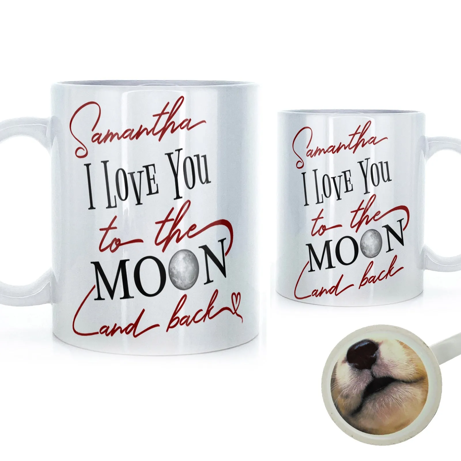 Personalised Mug with Love Message and Stylish Text