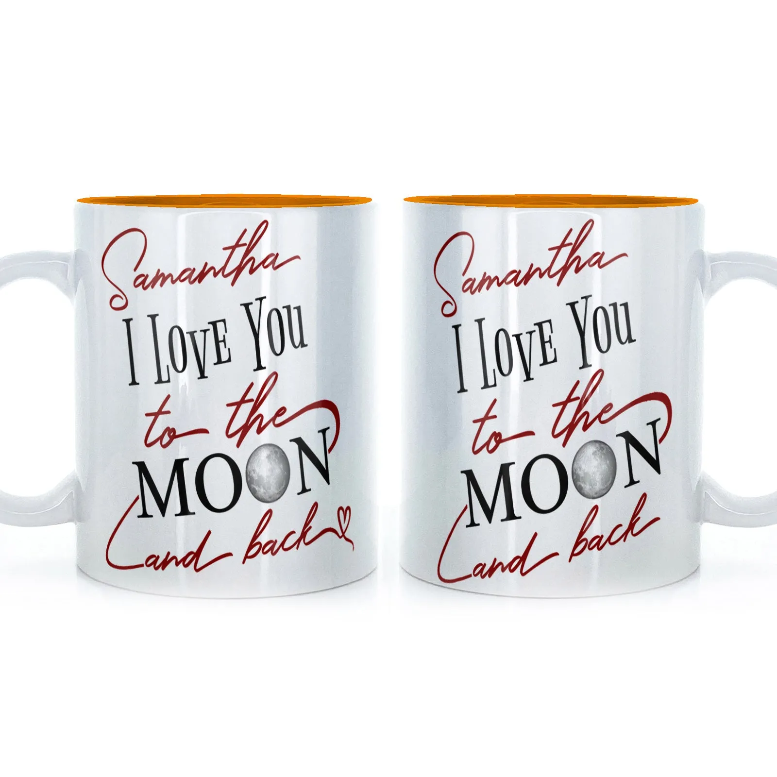 Personalised Mug with Love Message and Stylish Text