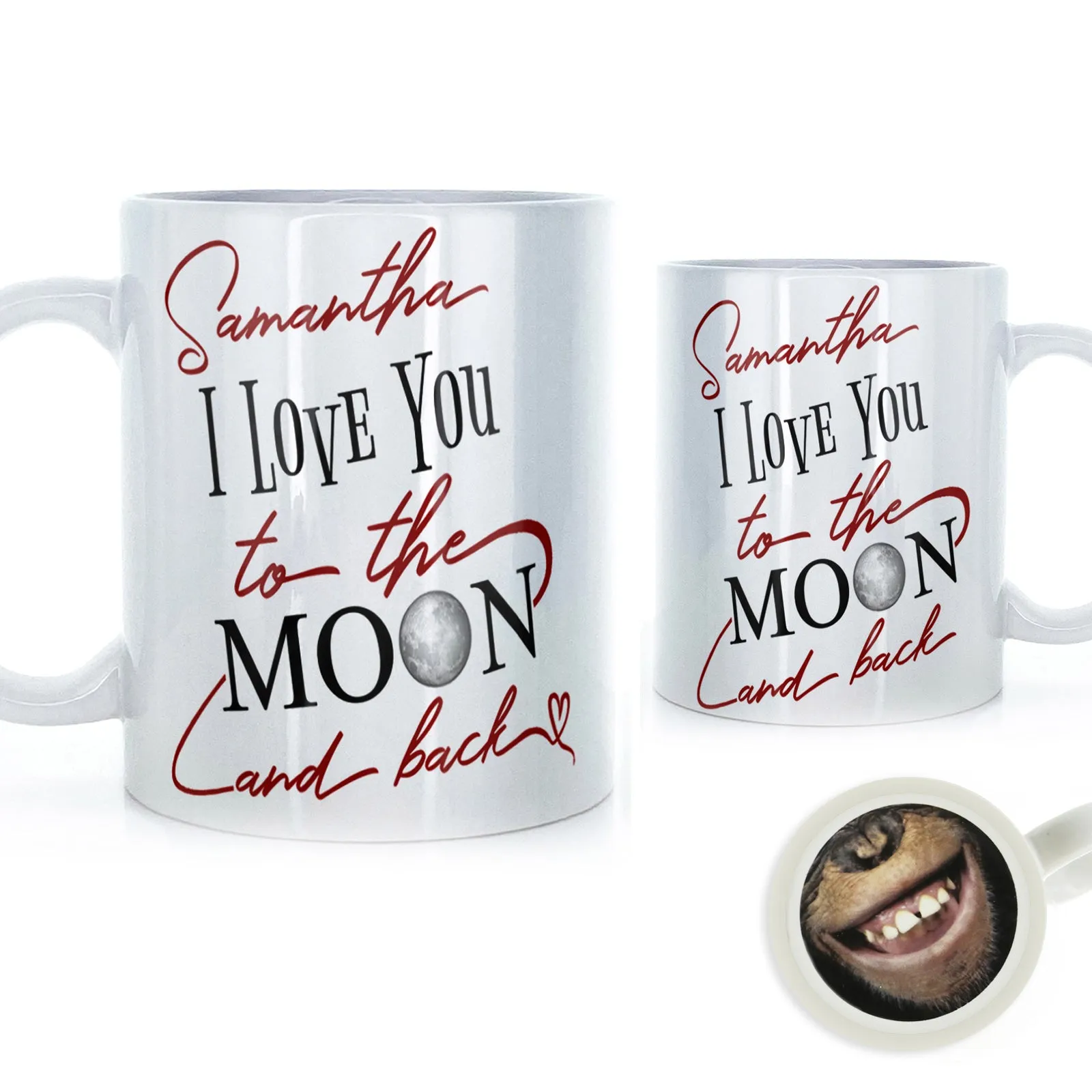 Personalised Mug with Love Message and Stylish Text