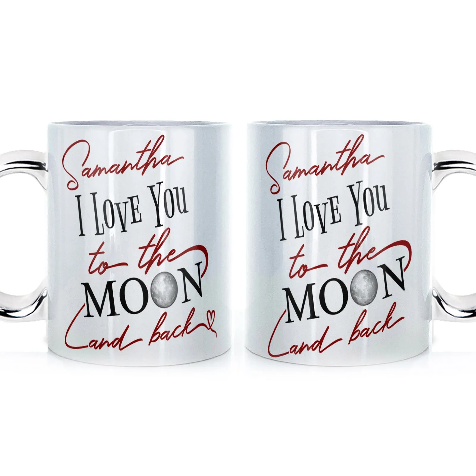 Personalised Mug with Love Message and Stylish Text
