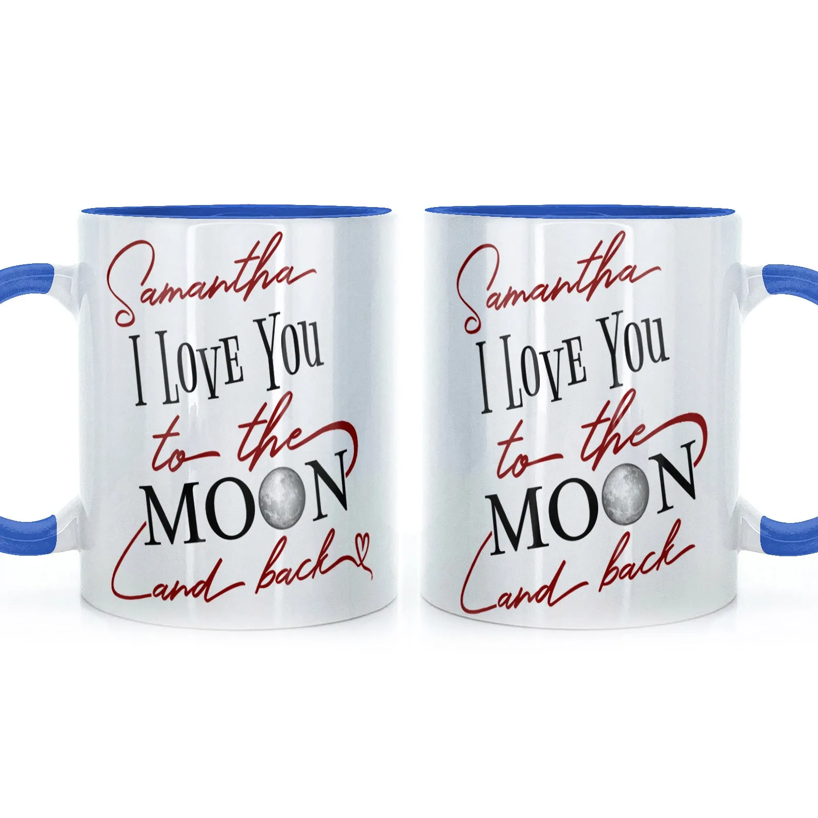 Personalised Mug with Love Message and Stylish Text