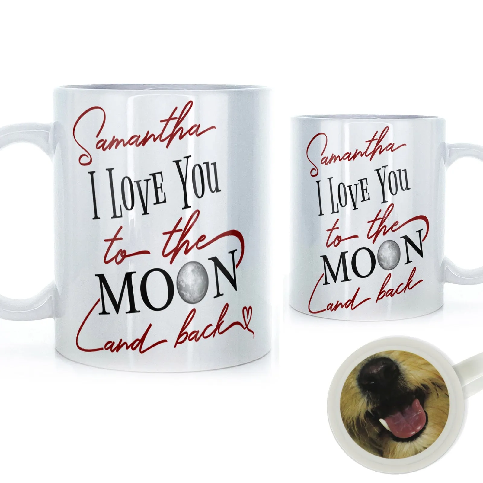 Personalised Mug with Love Message and Stylish Text