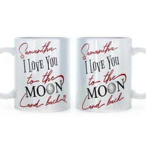Personalised Mug with Love Message and Stylish Text