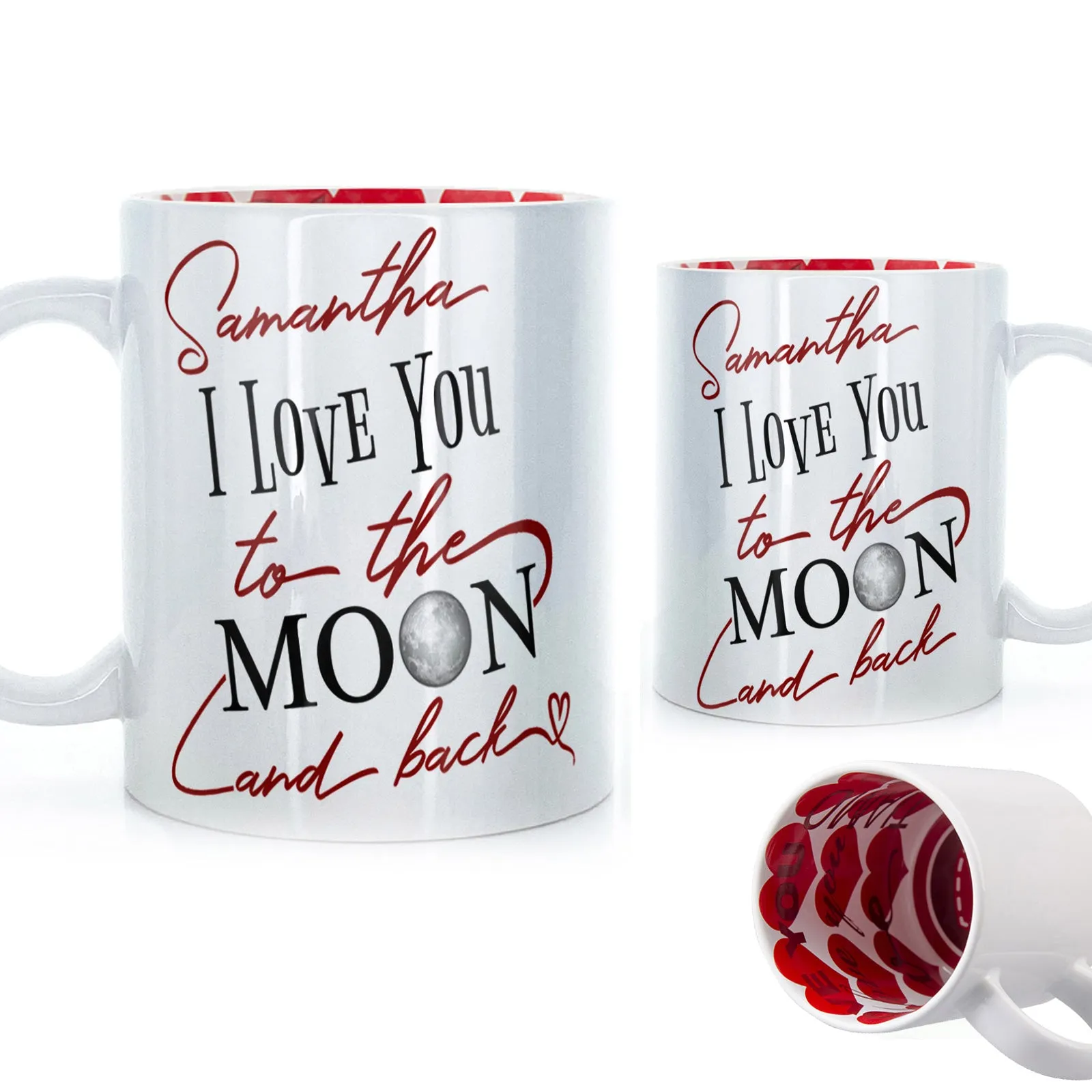 Personalised Mug with Love Message and Stylish Text
