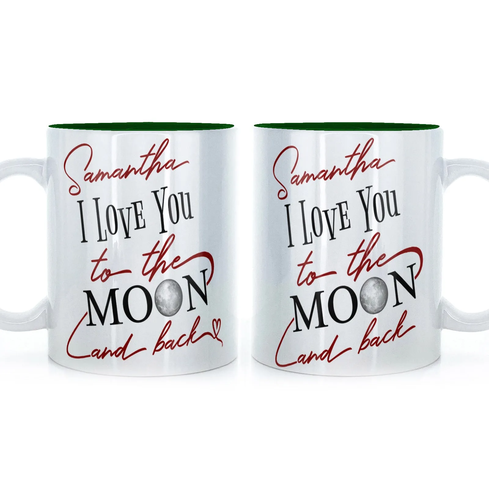 Personalised Mug with Love Message and Stylish Text