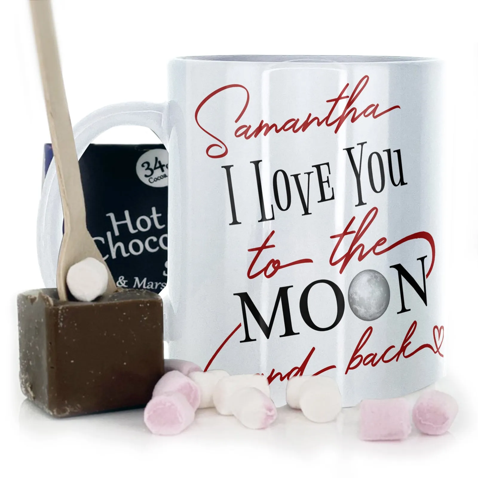 Personalised Mug with Love Message and Stylish Text