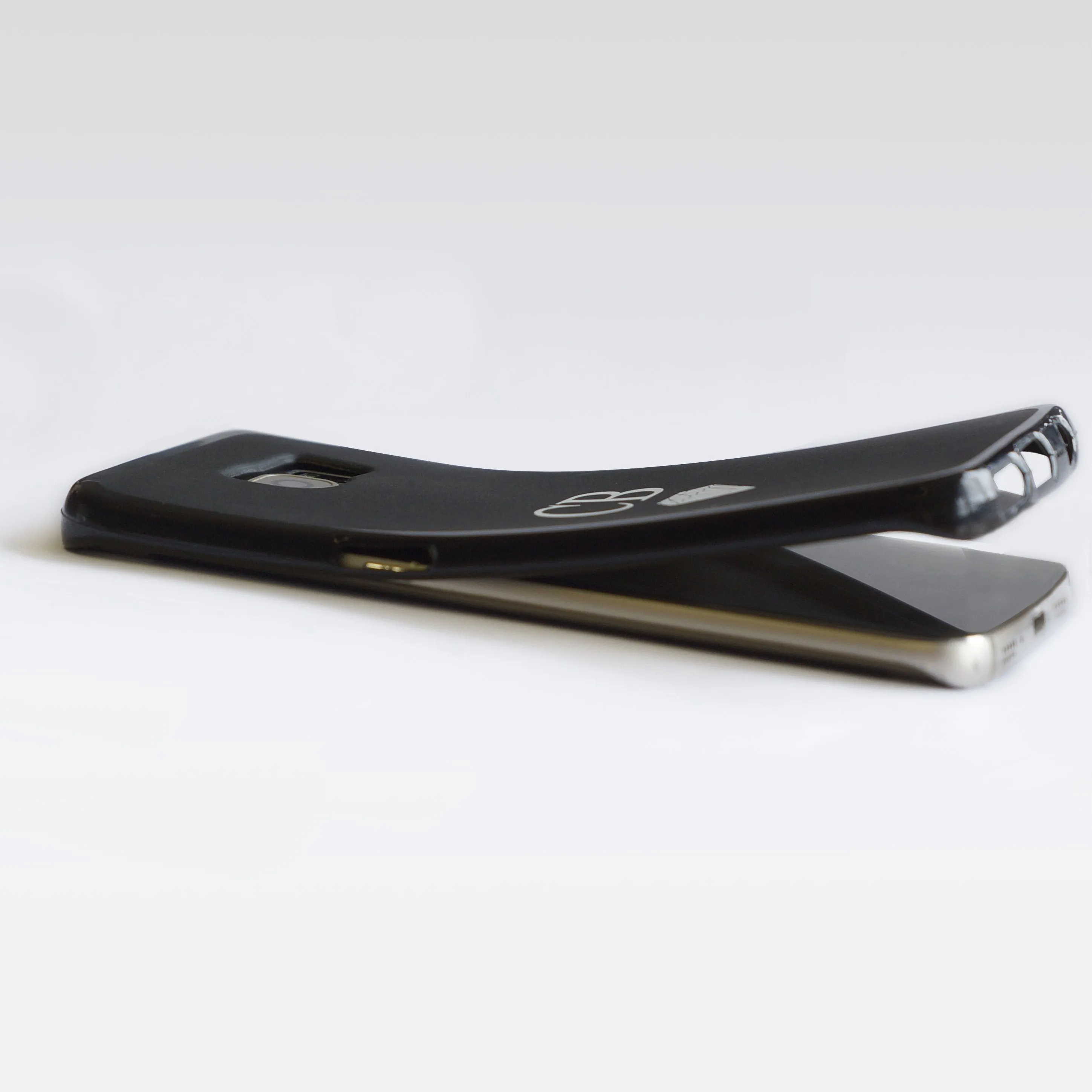 Personalised Nokia Phone Gel Case with Heart Accented Stylish Text