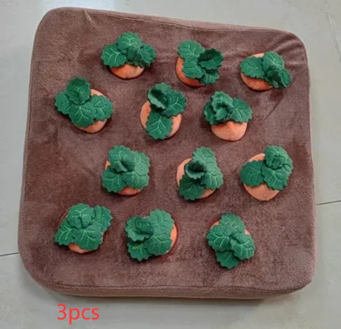 Pet Dog Toys Carrot Plush Toy Vegetable Chew Toy For Dogs Snuffle Mat For Dogs Cats Durable Chew Puppy Toy Dogs Accessories