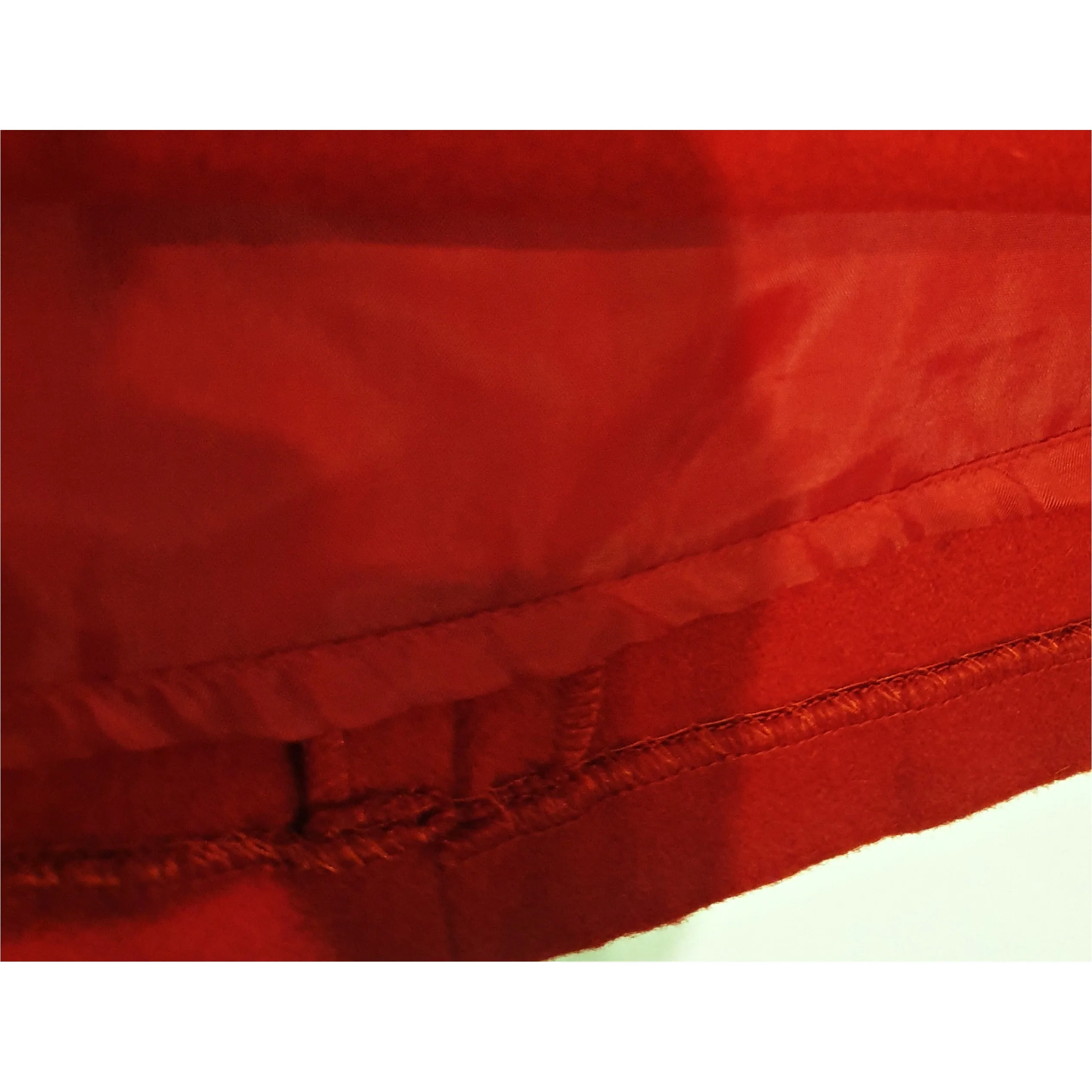 Preap & Coutts red wool/cashmere skirt size 2 (best fits 10)
